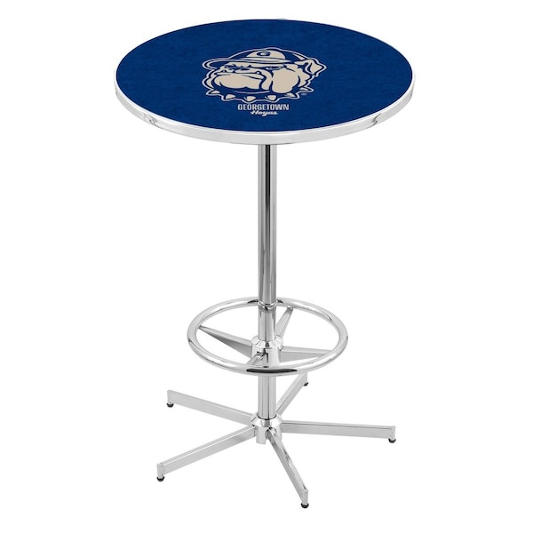 42" Chrome Georgetown Pub Table